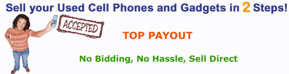 Two easy steps to sell your new or used cell phones, no hassle, sell direct, and personalized trading experiences.