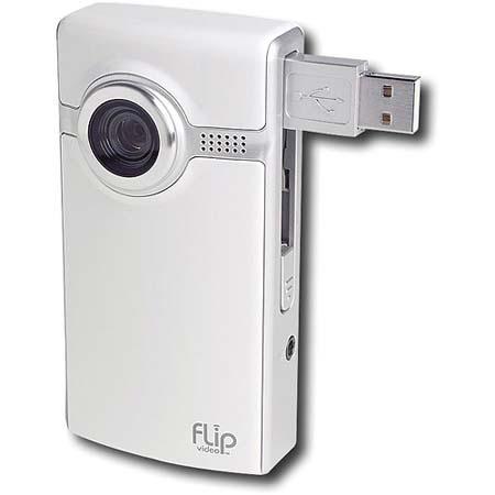  Flip Video Video Ultra Series F260W White 60 minutes 2GB Digital Camcorder